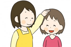 子供を褒める