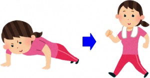 筋トレしてからウォーキング