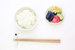 漬物とご飯