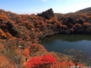 由布岳の紅葉