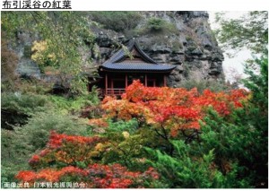 布引渓谷の紅葉