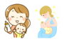 母乳とミルク